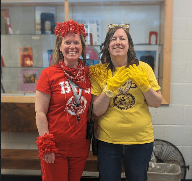 Mrs. Wiles and Mrs. Hills show off their “Hive Spirit” – Bracebridge ...